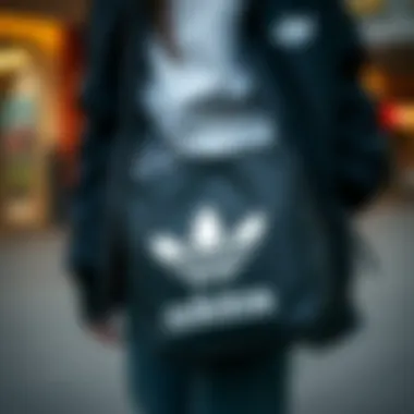 Combining Adidas bag with casual outfits