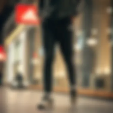 Comfortable outfit featuring adidas pants