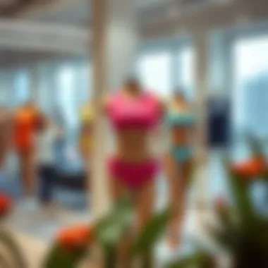 Stylish Adidas swimwear displayed in a modern setting.