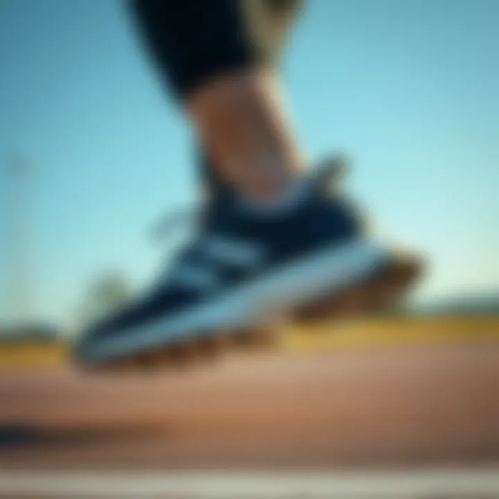 Performance features of Adidas Boost showcased during a run