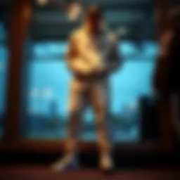 Stylish Adidas classic sweatpants on display