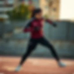 Dynamic athlete wearing adidas EQ21 in action