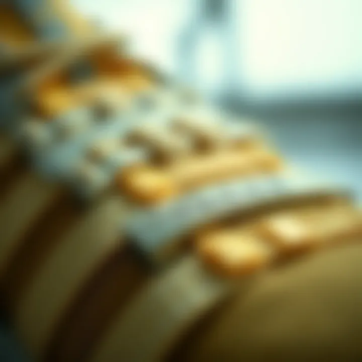 Close-up of the innovative materials used in adidas EQ21