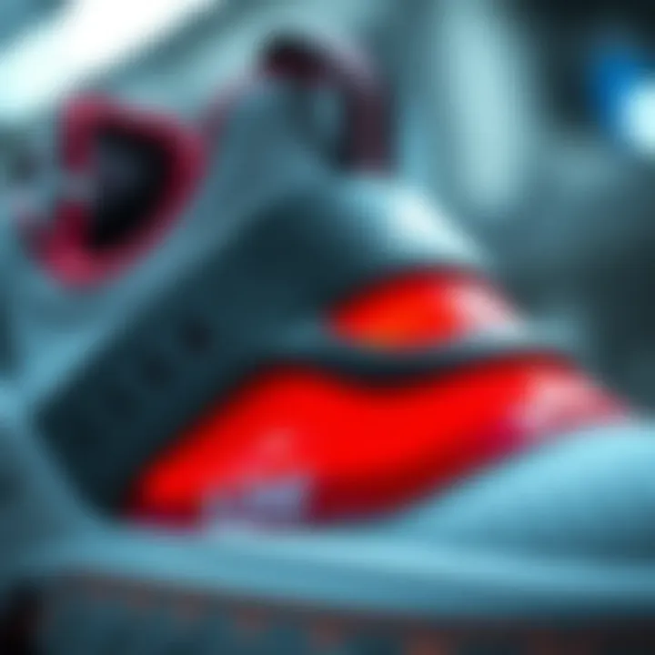 Close-up of the cushioning technology in Adidas Falcon 2.0.