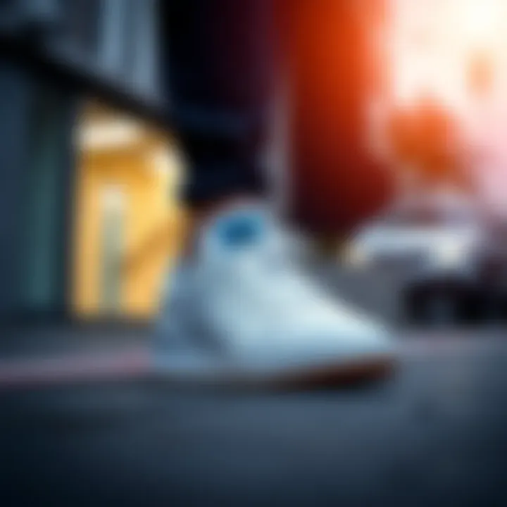 Adidas Forum Low in an urban setting highlighting its versatility