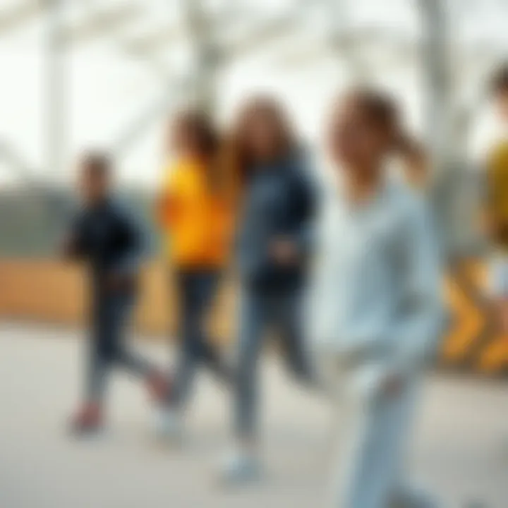 Girls enjoying outdoor activities wearing adidas tracksuits
