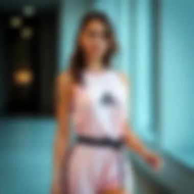 Elegant Adidas dress showcasing sporty style