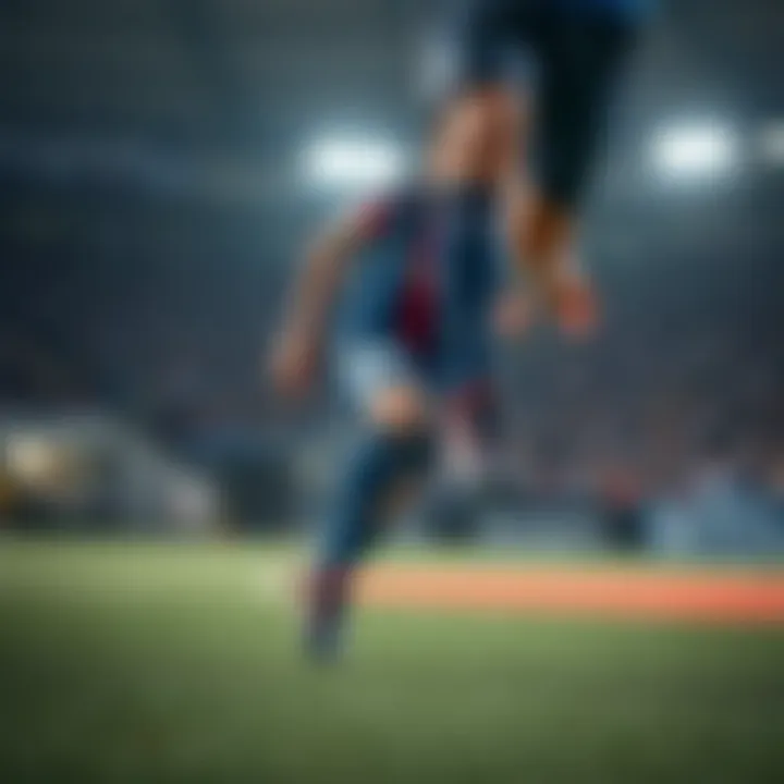 Players showcasing agility and speed with Messi boots