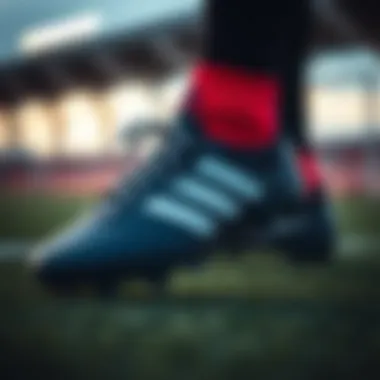 Performance features of Messi series cleats on turf