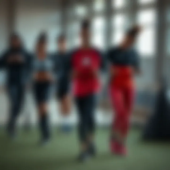 Diversity in Sports with Adidas Monofit Group of diverse athletes wearing Adidas Monofit during training