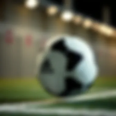 Adidas Nite Ball in use during a training session