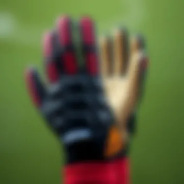 Technical specifications chart of Adidas Predator goalkeeper gloves.