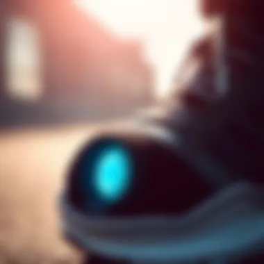 Close-up of the cushioning technology in the Runfalcon 2.0 shoe