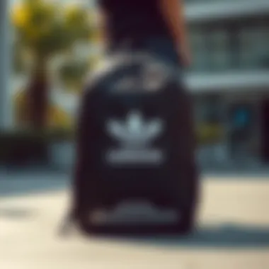 Functional design of Adidas school bag