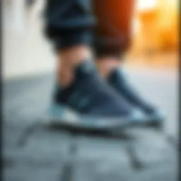 Stylish adidas slip on shoes showcasing versatility