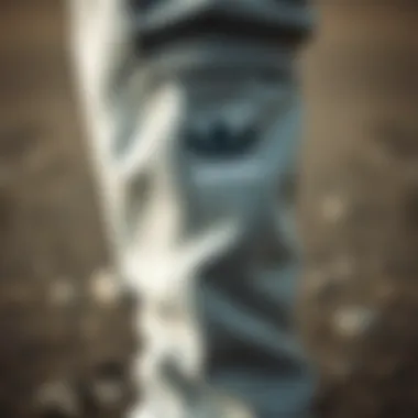Close-up of the material quality of Adidas sweatpants