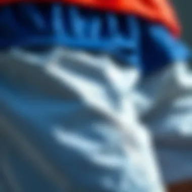 Close-up of fabric showcasing breathability and comfort