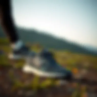 Stylish outdoor setup featuring Terrex shoes