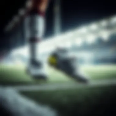 Stylish Presentation of Adidas Turf Boots Stylish presentation of Adidas turf boots emphasizing comfort and performance