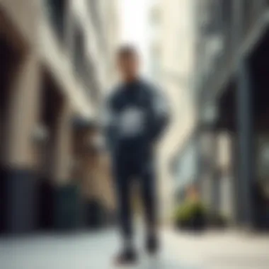 Stylish Adidas outfit in an urban setting