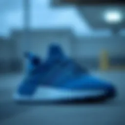 Adidas V Racer 2.0 Blue Side View