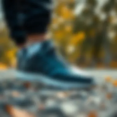 Active lifestyle showcasing Adidas waterproof shoes in action