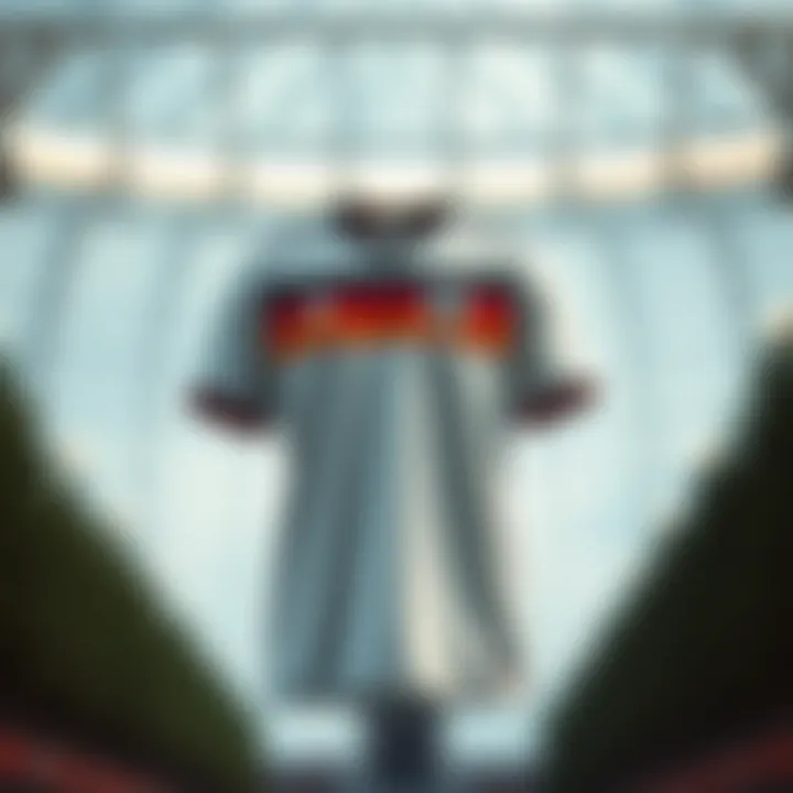 Historical Representation of the Germany National Team Jersey Historical representation of the Germany national team jersey