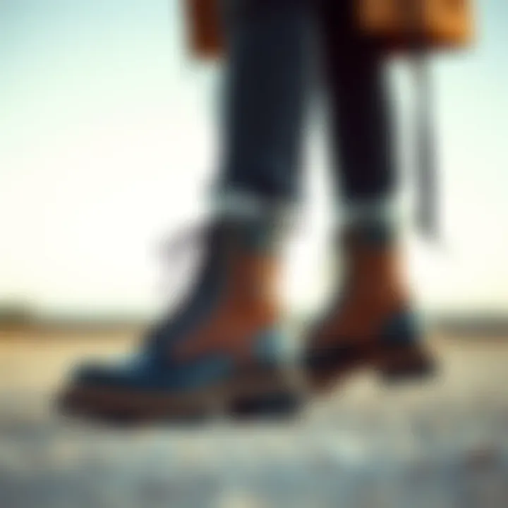 Fashionable outfit ideas featuring American boots.