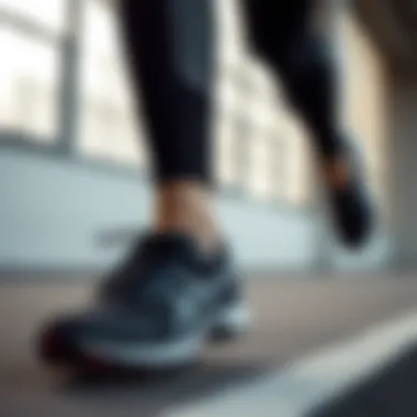 Athletic individual wearing Arch Fit shoes during a workout