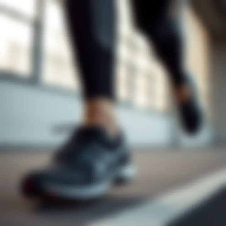 Athletic individual wearing Arch Fit shoes during a workout