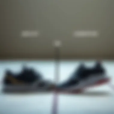 Comparison chart of Arch Fit shoes versus competitors