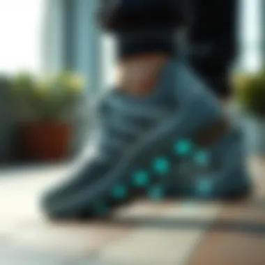 Close-up of Arch Fit technology showcasing comfort features