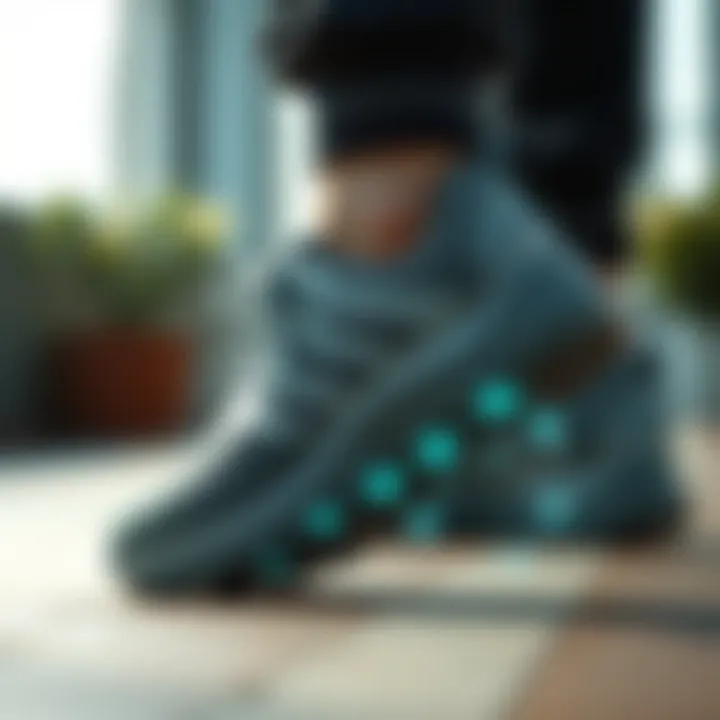 Close-up of Arch Fit technology showcasing comfort features