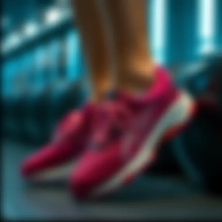 Asics Indoor Shoes: A Blend of Functionality and Style Elegant styling of Asics indoor shoes showcasing functionality