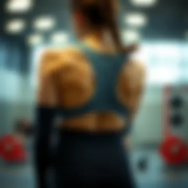 Athletic wear designed to support and enhance back muscle performance.