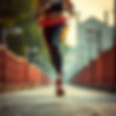 Running as an effective leg slimming exercise