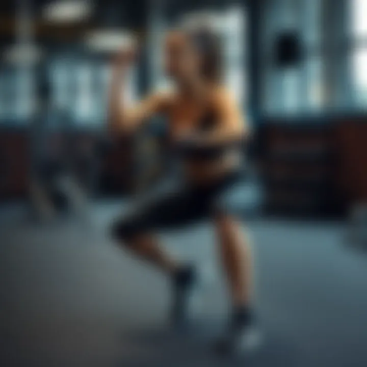 Strength training targeting leg muscles