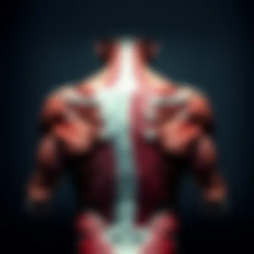 Anatomy of the back muscles showcasing their structure and interconnectivity.