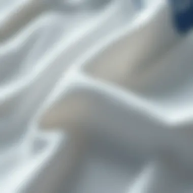 Close-up of soft fabric of GS jersey for infants