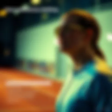 Graphical representation of user preferences in sports clothing