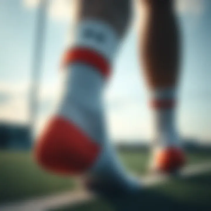 Material selection for tennis socks