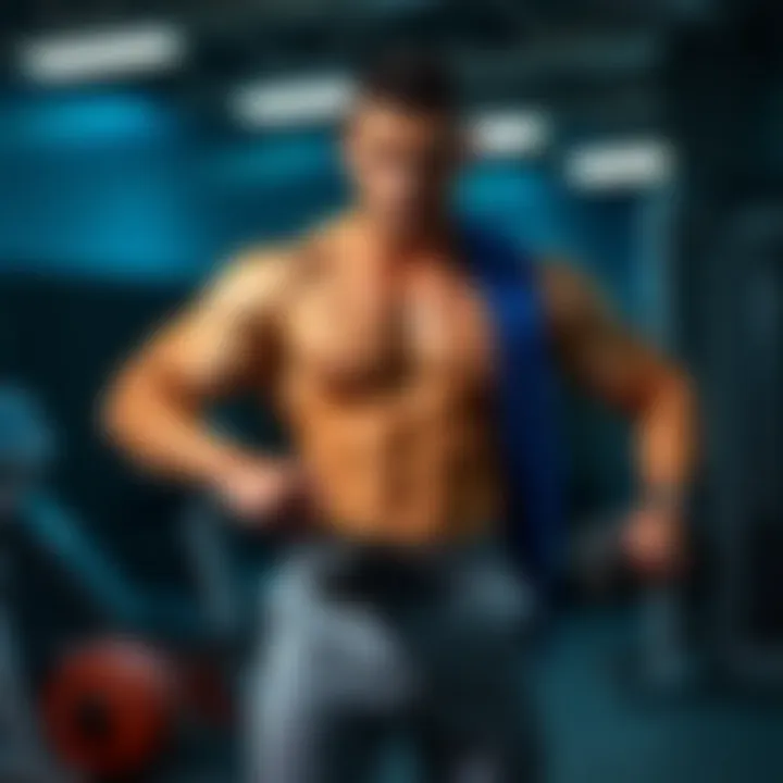 Stylish workout combination for bodybuilding enthusiasts