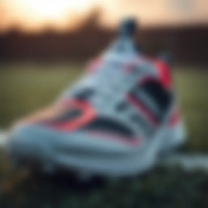 Features of Kids' Soccer Shoes A close-up view of kids' soccer shoes displaying various features.