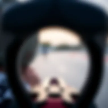 Close-up of skating equipment highlighting quality