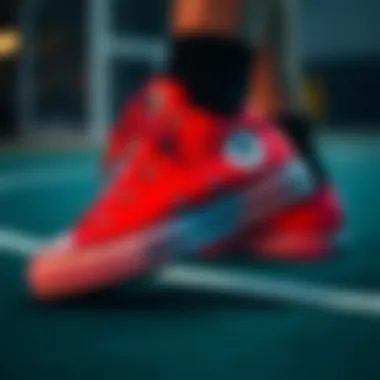 Close-up of Converse shoes demonstrating color impact on performance