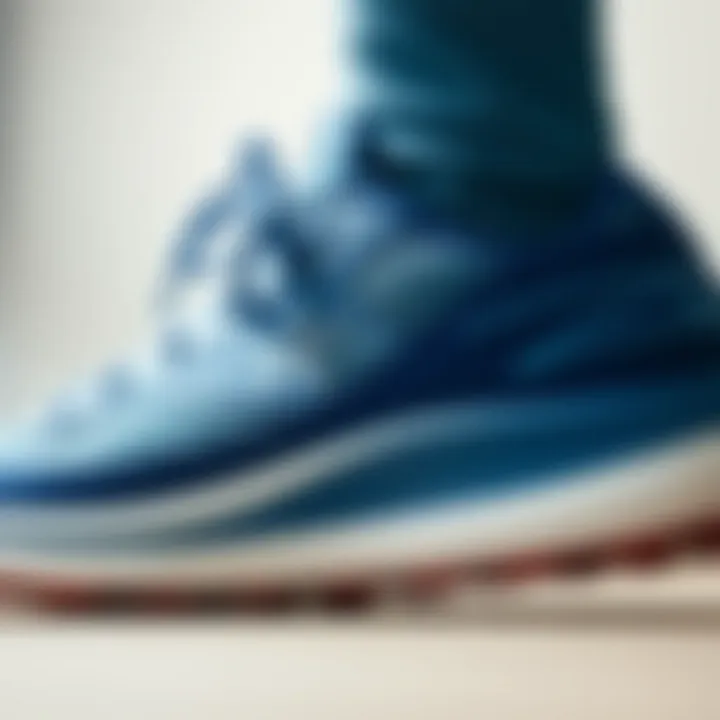 Close-up of the innovative design details of the Converse Run Star Motion CX.