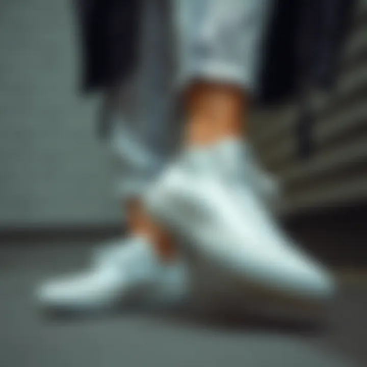 A fashionable outfit paired with Converse transparent sole sneakers, showcasing versatility.