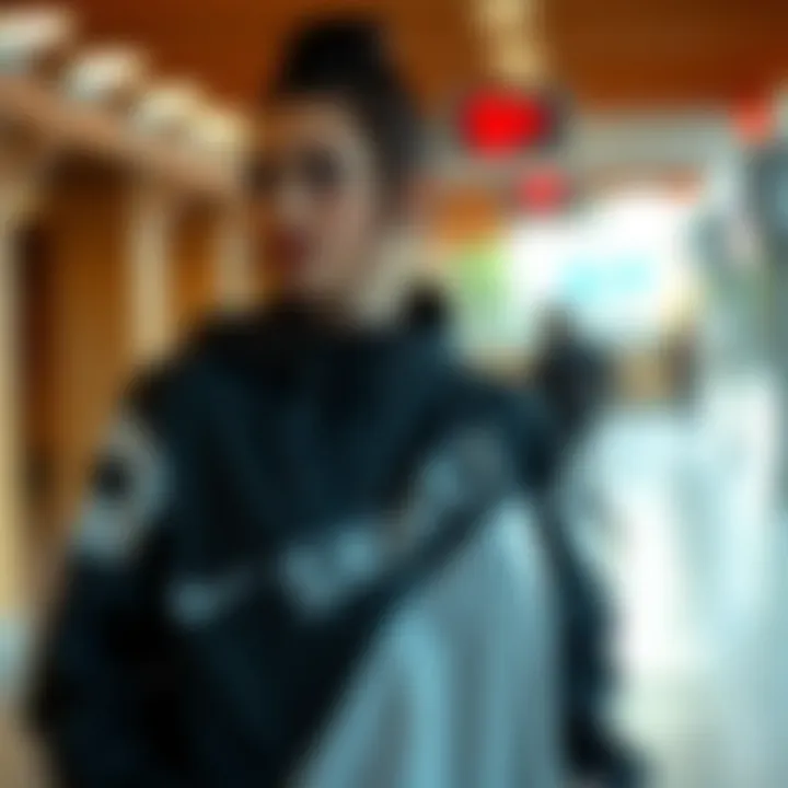 Fashionable layered outfit for a sporty look