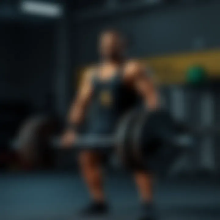 Proper form for deadlifts with barbell