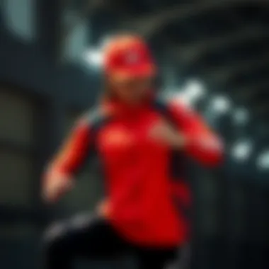 Dynamic athletic wear showcasing functionality